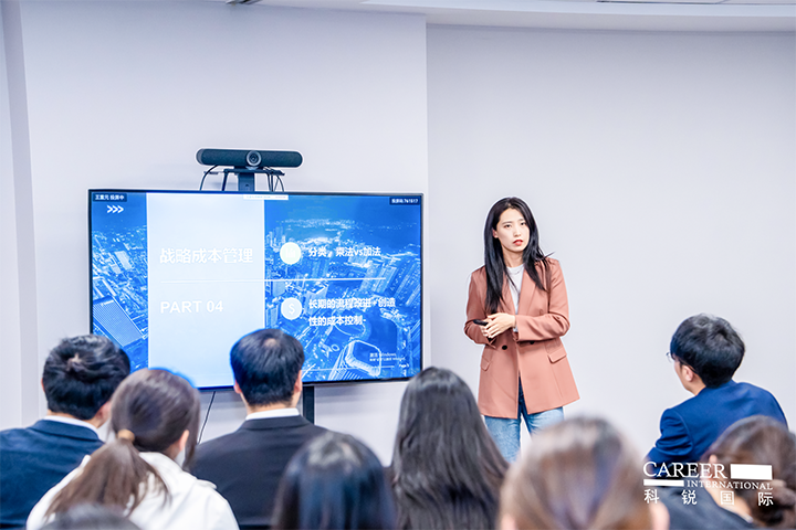 知名人力资源服务商PA真人视讯国际财务负责人向拜访嘉宾分享企业财务管理经验